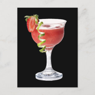Cartão postal de Morango Daiquiri