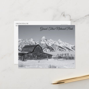 Cartão postal de Mormon Row Grand Teton National P