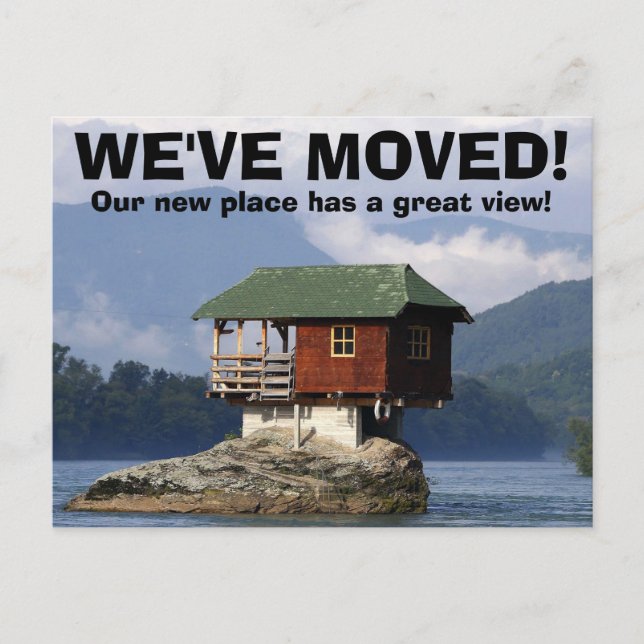 Cartão Postal de Mudança de Endereço (Frente)