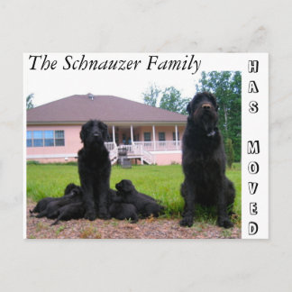 Cartão postal de mudança de endereço