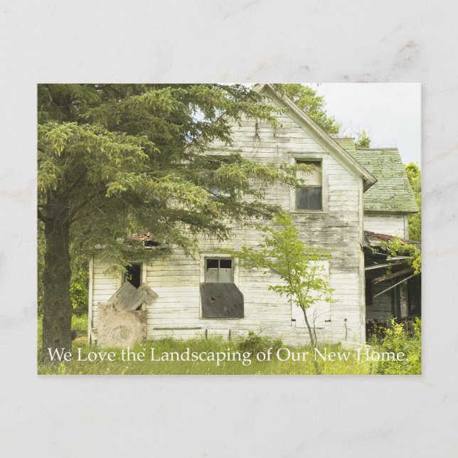 Cartão Postal de Mudança de Endereço: Paisagismo I (Frente)