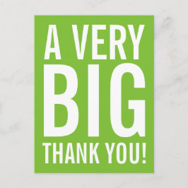Cartão Postal de Muito Obrigado