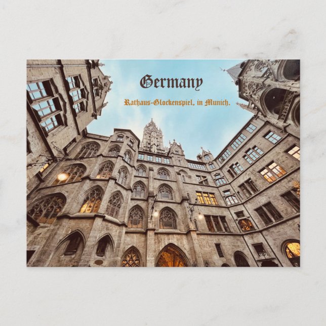 Cartão Postal de Munique, Alemanha, Personable (Frente)