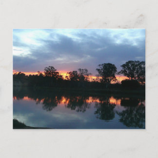 Cartão postal de Murray River Sunset