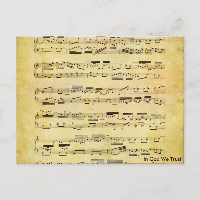 Cartão postal de música 24 (Frente)