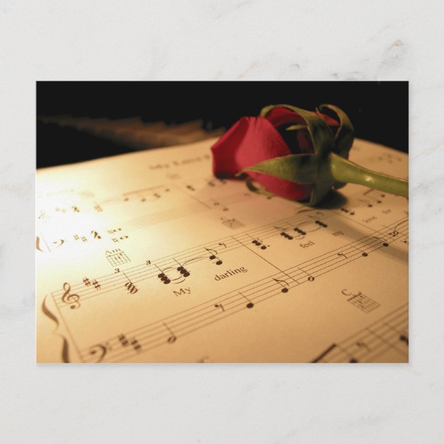 Cartão postal de música 28 (Frente)