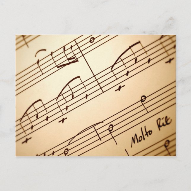 Cartão postal de música 3 (Frente)
