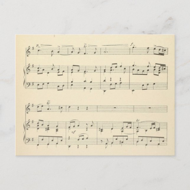 Cartão postal de música 36 (Frente)