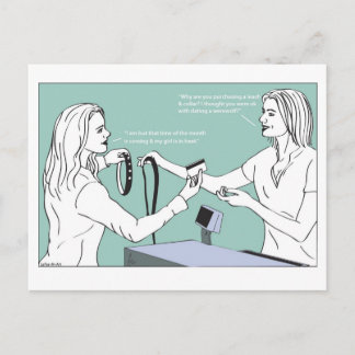 Cartão postal de namorando
