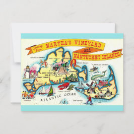 Cartão Postal de Nantucket Martha's Vineyard