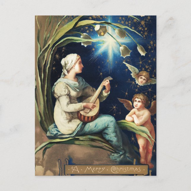 Cartão postal de natais vintages (Frente)