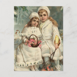 Cartão postal de natais vintages