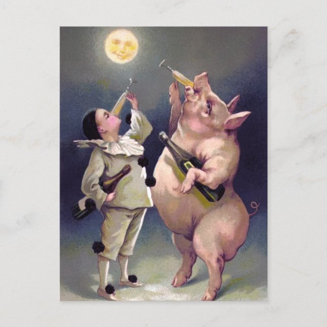 Cartão postal de natais vintages (Frente)