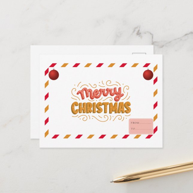 Cartão postal de Natal (Frente/Verso In Situ)