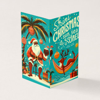 Cartão postal de Natal alegre