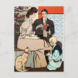 Cartão postal de Natal antigo