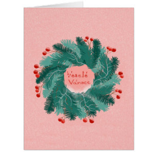 Cartão postal de Natal checo