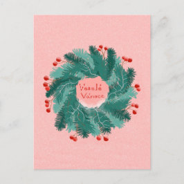 Cartão postal de Natal checo