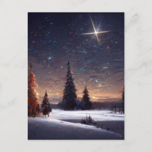 Cartão postal de Natal comercial de logotipo