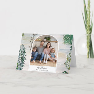 Cartão postal de Natal da Floresta Inverna Encanta