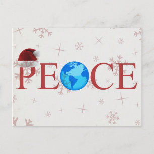 Cartão postal de Natal da Peace Earth