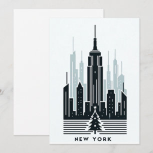 Cartão postal de Natal de Nova Iorque