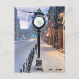 Cartão postal de Natal de West Chester