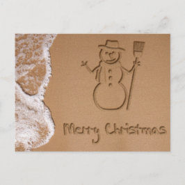 Cartão postal de Natal no Verão