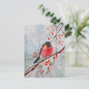Cartão postal de Natal para Pássaro de Água