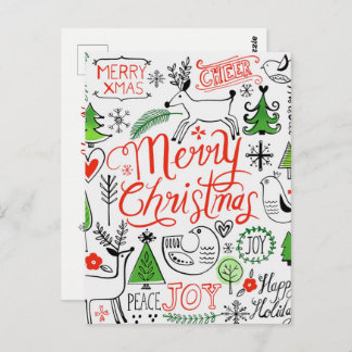 Cartão postal de Natal para Typografia