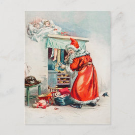 Cartão postal de Natal Retroativo Vintage