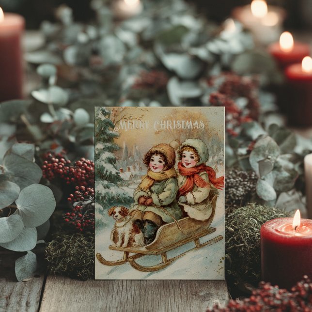 Cartão postal de Natal Vitoriano Antigo (Criador carregado)