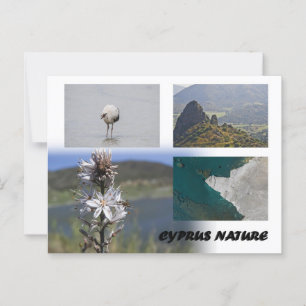 Cartão postal de natureza cipriota
