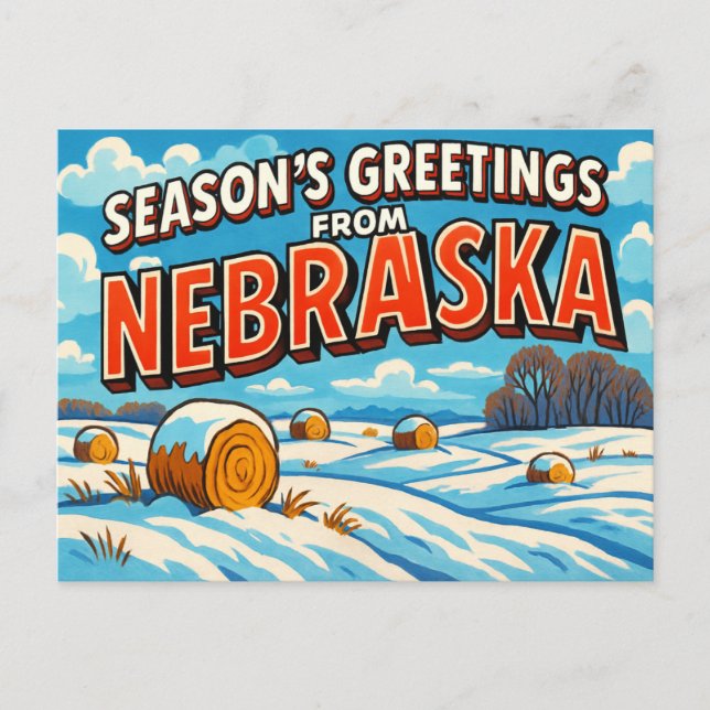 Cartão Postal de NEBRASKA (Frente)