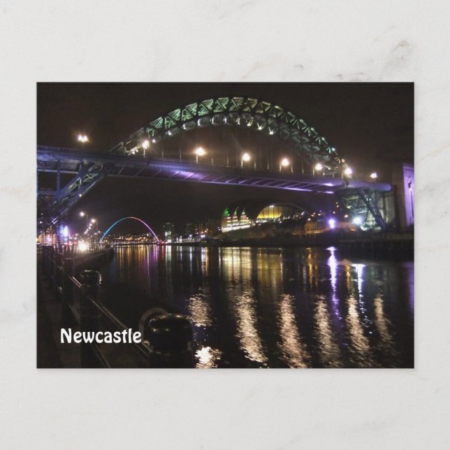 Cartão postal de Newcastle (Frente)