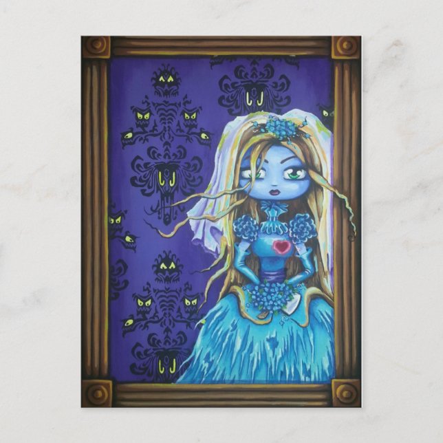 Cartão postal de noiva HM (Frente)