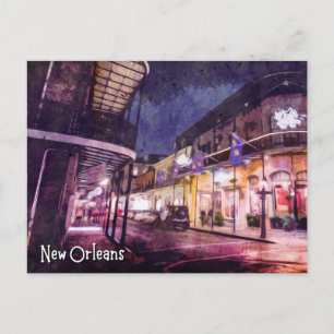 Cartão postal de Nova Orleans Downtown