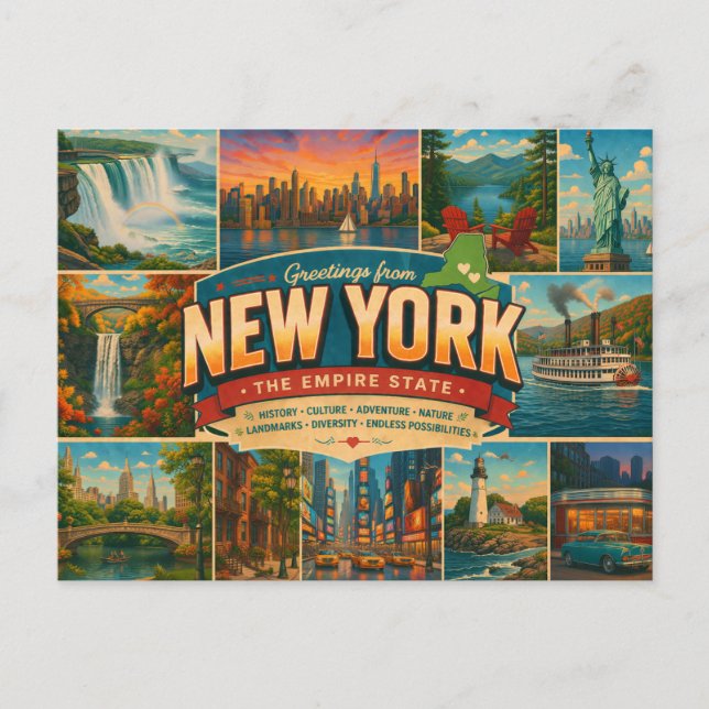 Cartão Postal de Nova York (Frente)