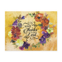 Dê Obrigados ao Senhor, Ação de Graças