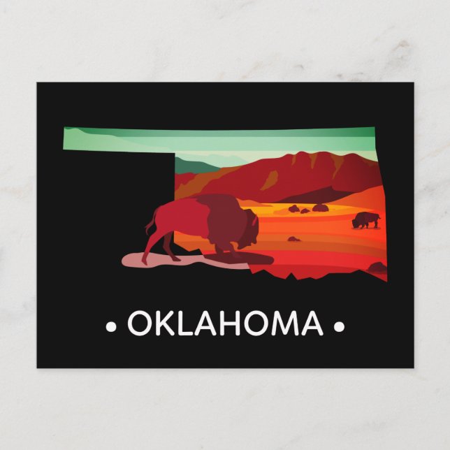 Cartão Postal de Oklahoma (Frente)