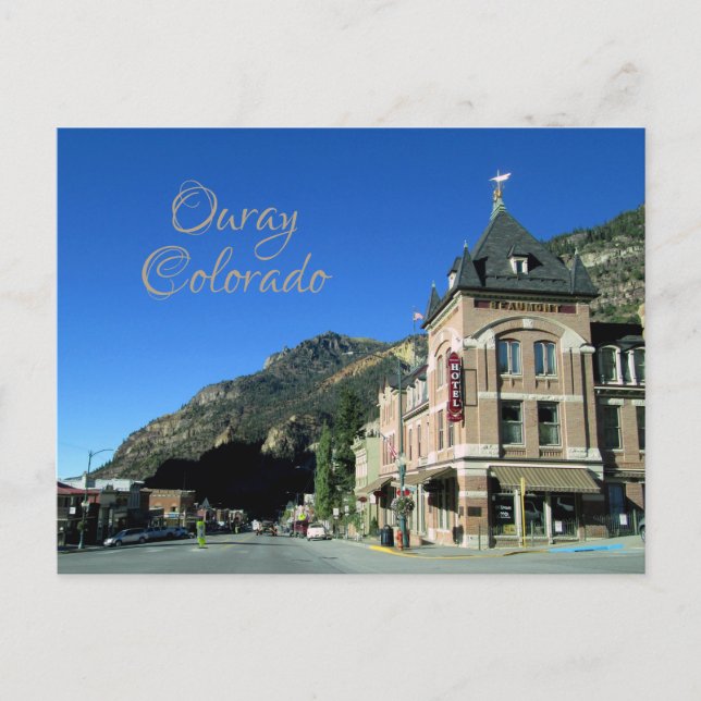 Cartão postal de Ouray, Colorado (Frente)