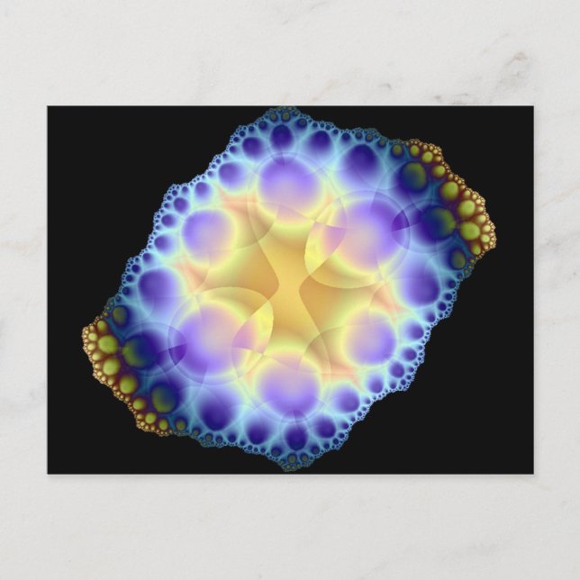 cartão postal de ouriço do mar (Frente)