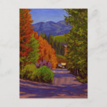 Cartão Postal de Outono Cênico Crested Butte Color