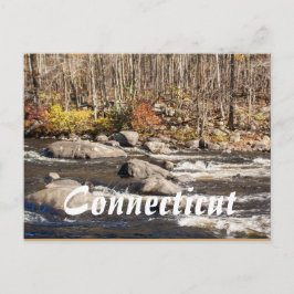Cartão postal de outono de Connecticut