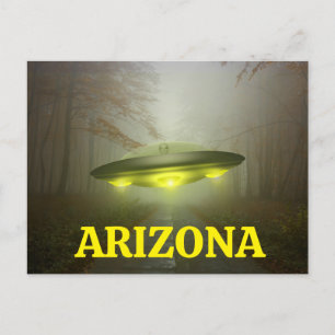 Cartão postal de OVNI de ESPAÇO de arizona