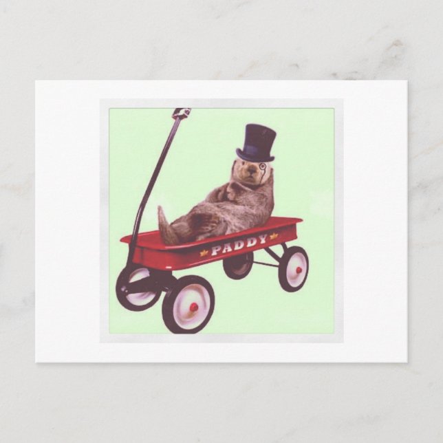 cartão postal de paddywagon (Frente)