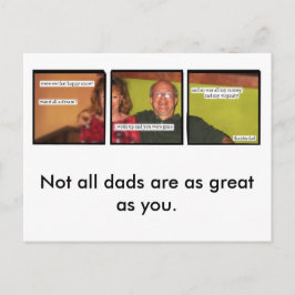 Cartão postal de Pai inválido