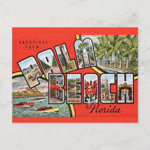 Cartão postal de Palm Beach FL