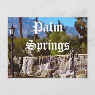 Cartão postal de Palm Springs Califórnia