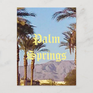 Cartão postal de Palm Springs Califórnia